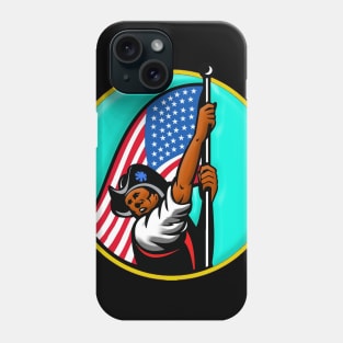 BLACK AMERICAN PATRIOT Phone Case