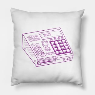 Beat Maker (Violet Lines) Analog / Music Pillow