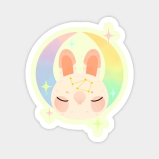 Moon Bunny Magnet