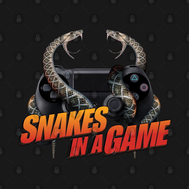 Discover Snakes in a Game - Parody Design - T-Shirt