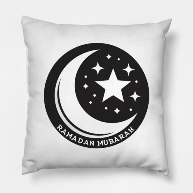 Ramadan Mubarak Pillow by Yns store