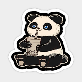 Panda Bear Bubble Tea Boba Animal Drink Giant Magnet