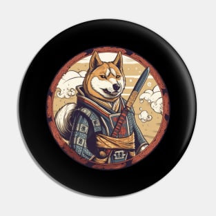 Animal warrior fox samurai Pin