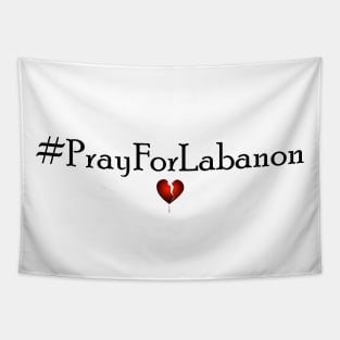 Pray For Labanon Tapestry