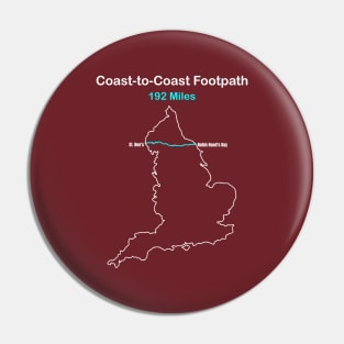 England's Coast-to-Coast Footpath Pin