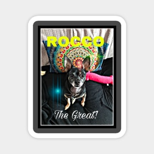 Rocco the GReat! Psychedelic Chihuahua Magnet