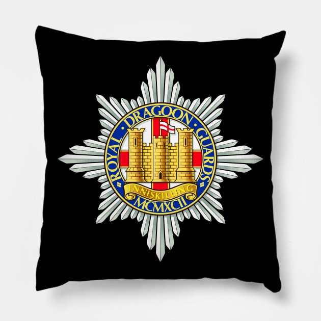 Royal Dragoon Guards Insignia Pillow by Mandra