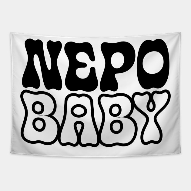 Nepo Baby T-Shirt, Gift for Best Friend, Nepo Baby Champion Women's Heritage, Nepotism tee, Rich Boy-Girl tee, Magazine shirt, Celebrity tee Tapestry by For the culture tees