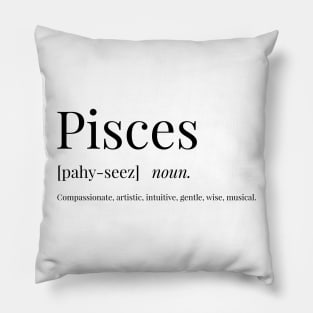 Pisces Definition Pillow