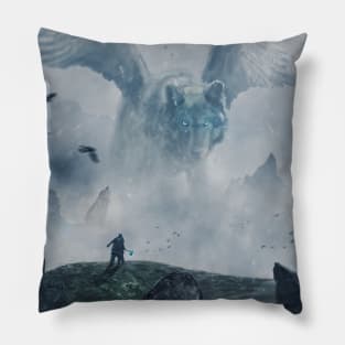 Fantasy Wolf Pillow