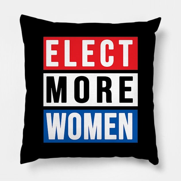 Elect More Women 2020 Pillow by irvanelist