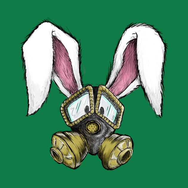 Covid Easter Bunny by FlySquareWare