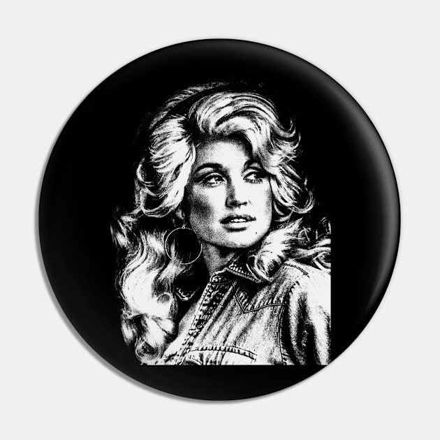 Dolly Parton Pin by Riso Art