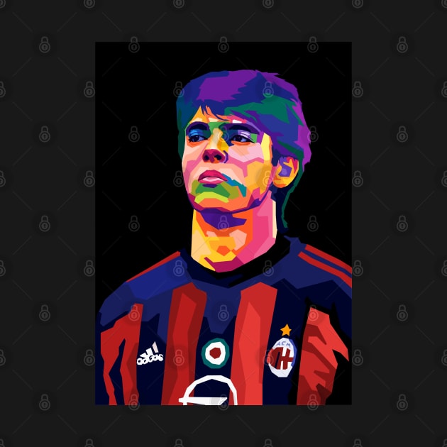 Kaka Legend Brazil Footballer by Ken Asahvey