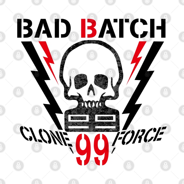 Bad Batch Skull Logo by Galactee 99