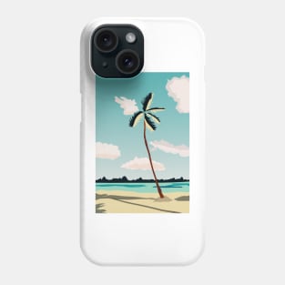 Beach summer vibes illustration Phone Case