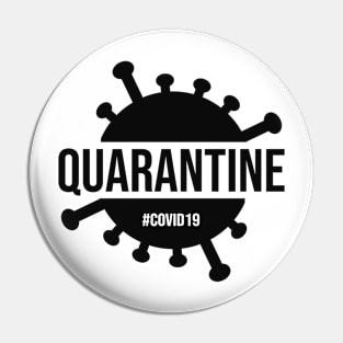 Quarantine black Pin