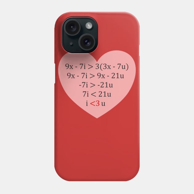 Equation of Love Phone Case by bethcentral