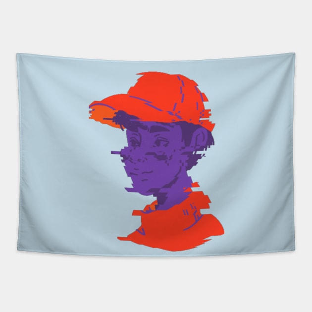 Kenneth The Orange Cap Guy Tapestry by 45 Creative Club