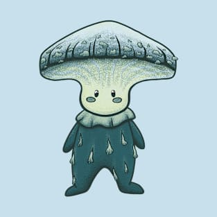 Blue Mushroom Critter T-Shirt