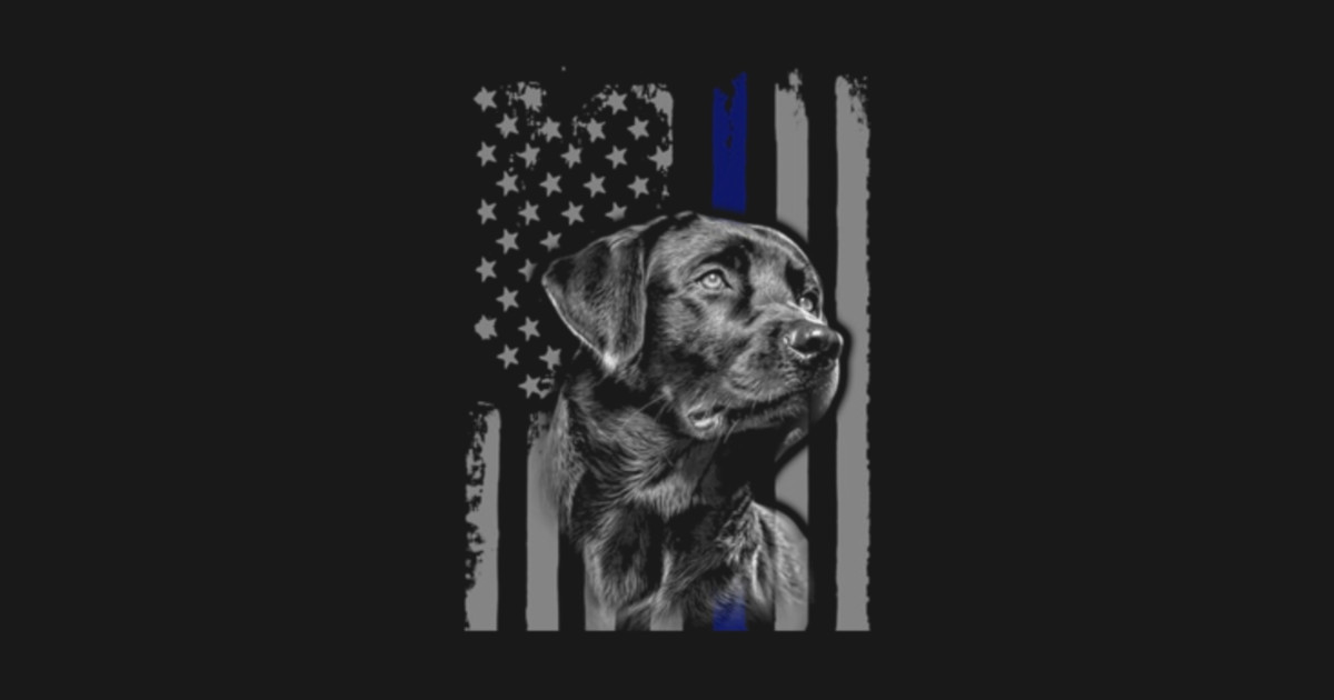 BLACK LABRADOR FLAG Black Labrador Flag Sticker TeePublic
