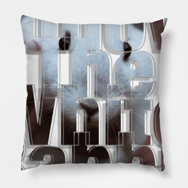 Follow The White Rabbit Pillow by afternoontees