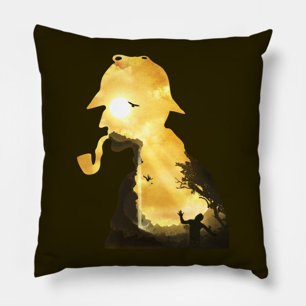 The Parting Hour Pillow by DVerissimo