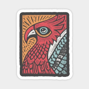Mythical Phoenix Rising | Bennu Bird Inspired Magnet