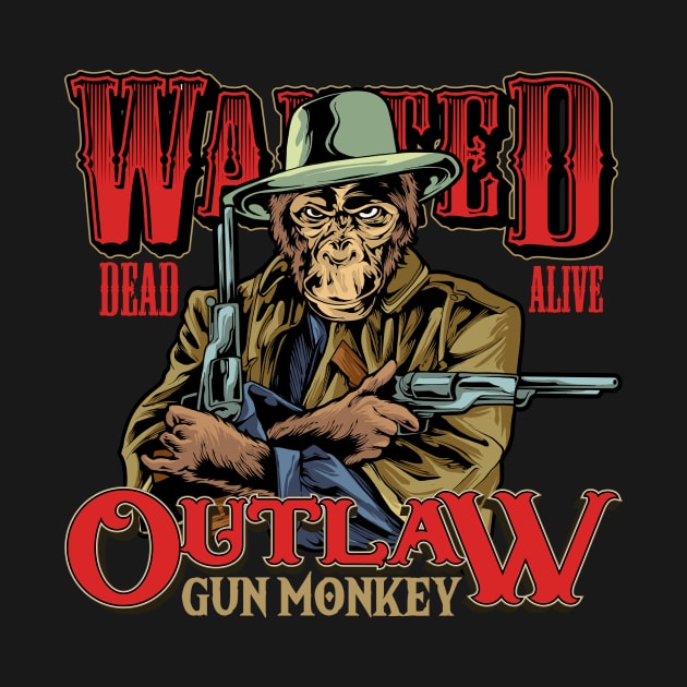 Outlaw Monkey Wales by Wooly Bear Designs