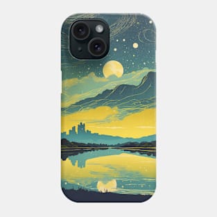 Parana Brazil Starry Night Vintage Tourism Travel Poster Art Phone Case