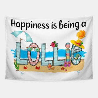Happiness Is Being A Lollie Summer Beach Happy Mother's Day Tapestry