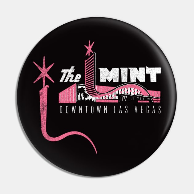 Retro Vintage the Mint Hotel and Casino Las Vegas Pin by StudioPM71