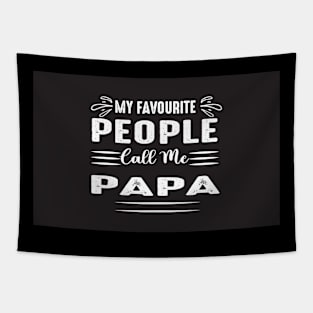 papa t shirt design Tapestry
