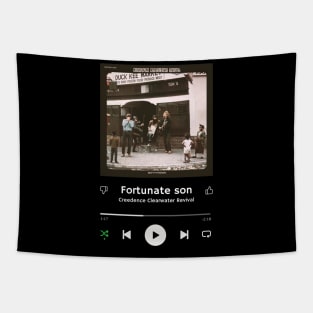 Stereo Music Player - Fortunate Son Tapestry