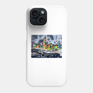 Beautiful Bright Brisbane City - Cityscape Art Phone Case