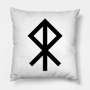 Norse Courage Symbol Pillow