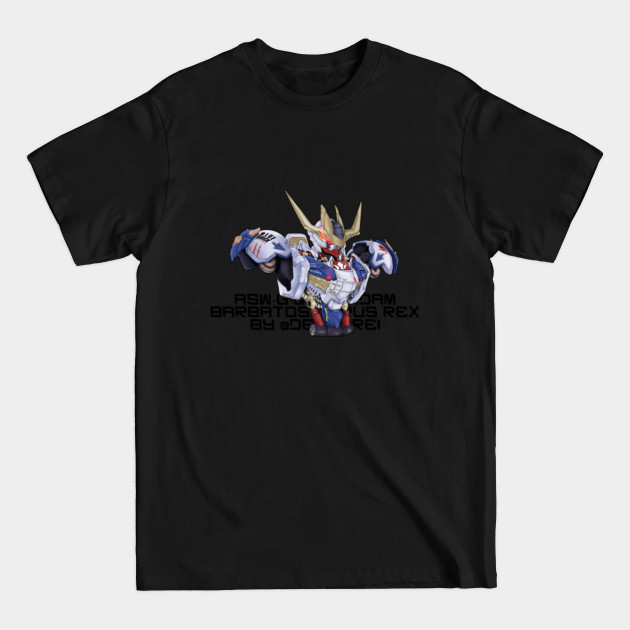 Discover Barbatos Lupus Rex with Info - Gunpla - T-Shirt