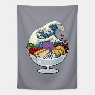 COLORFUL HALO-HALO FILIPINO FOOD STICKER Tapestry