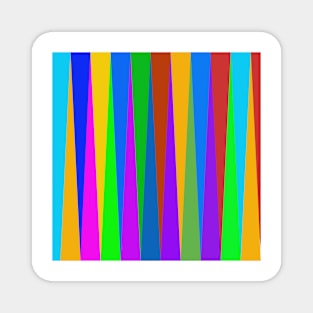 Striped colored columns background Magnet