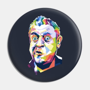 Rodney Dangerfield Pop Art WPAP Pin