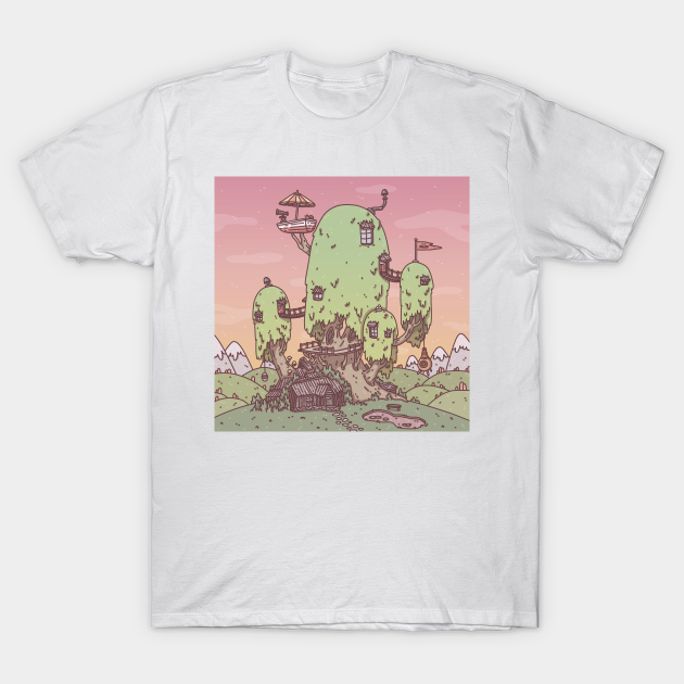 The treehouse - Adventure Time - T-Shirt