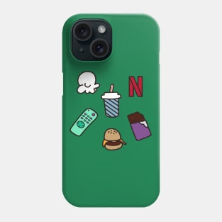 Netflix and Eat Phone Case