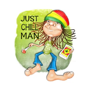 Rasta Vibes - Just Chill Man Collection T-Shirt
