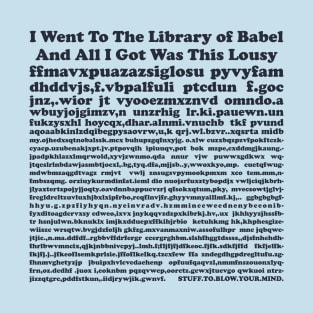 Library of Babel Souvenir T-Shirt