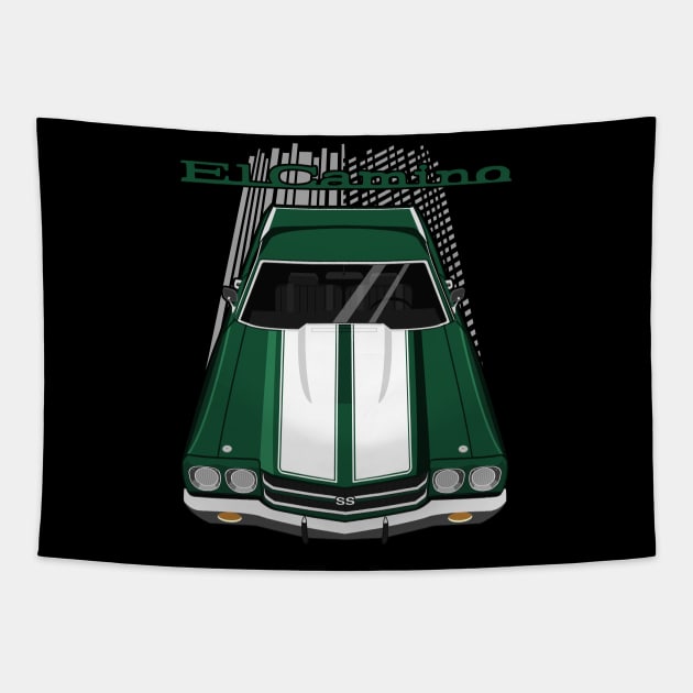 Chevrolet El Camino SS 1970 - forest green Tapestry by V8social