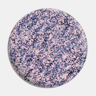 Blue and Pink Dot Pattern Pin