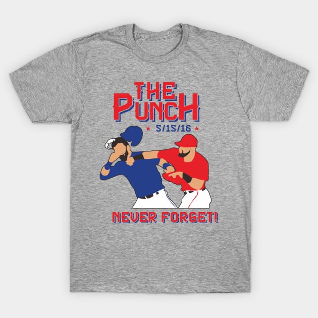 Jose Bautista Punch Rougned Odor Toronto Blue Jays Classic T-Shirt | Redbubble