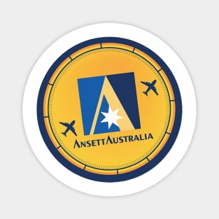 Ansett Australia Airline Retro Logo Magnet