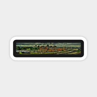 Central Middlesbrough Panoramic View Magnet