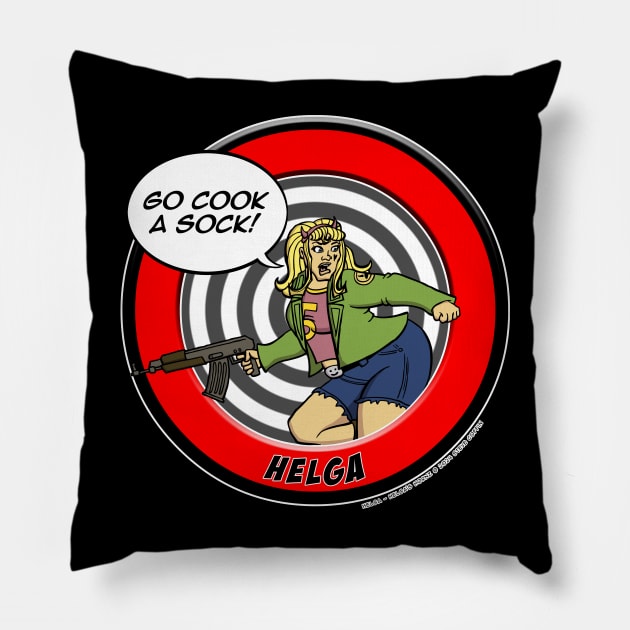 Helga Pillow by scoffin